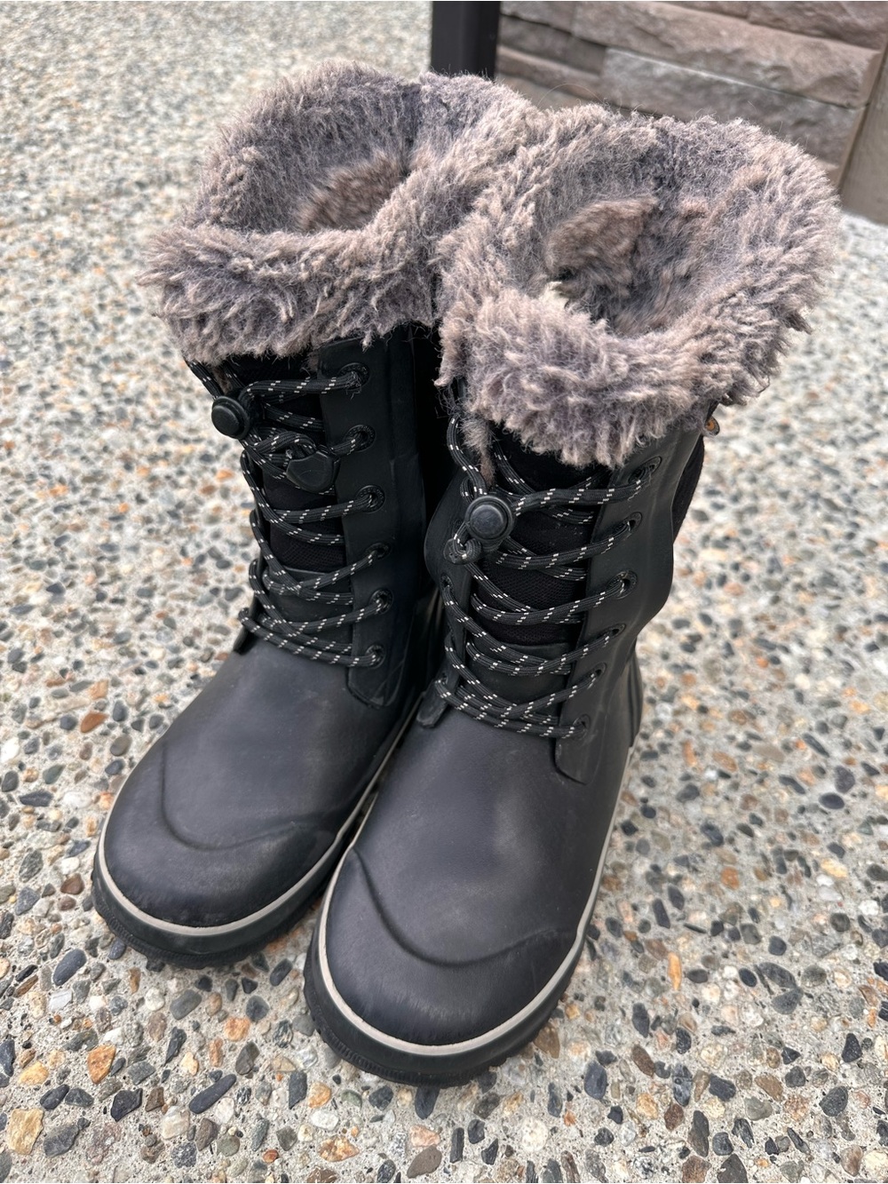 Bogs Arcata Kids Faux Fur Winter Boots